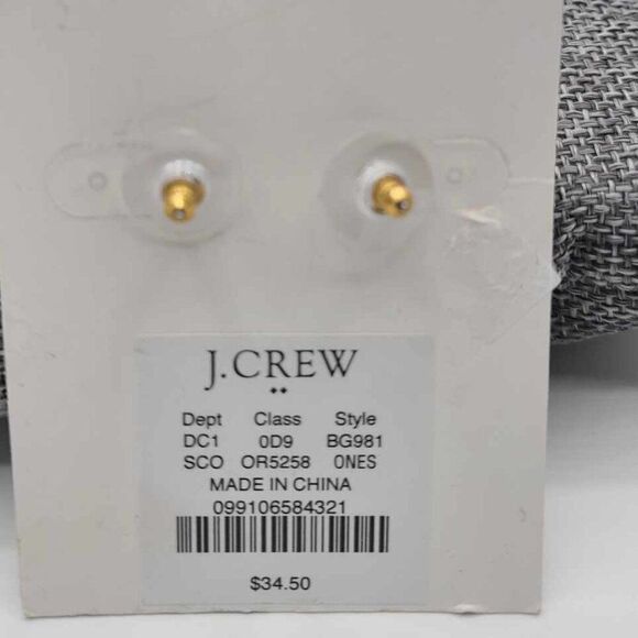 J Crew Factory Pink Acrylic Drop Earrings NEW!  NWT! - Picture 2 of 6